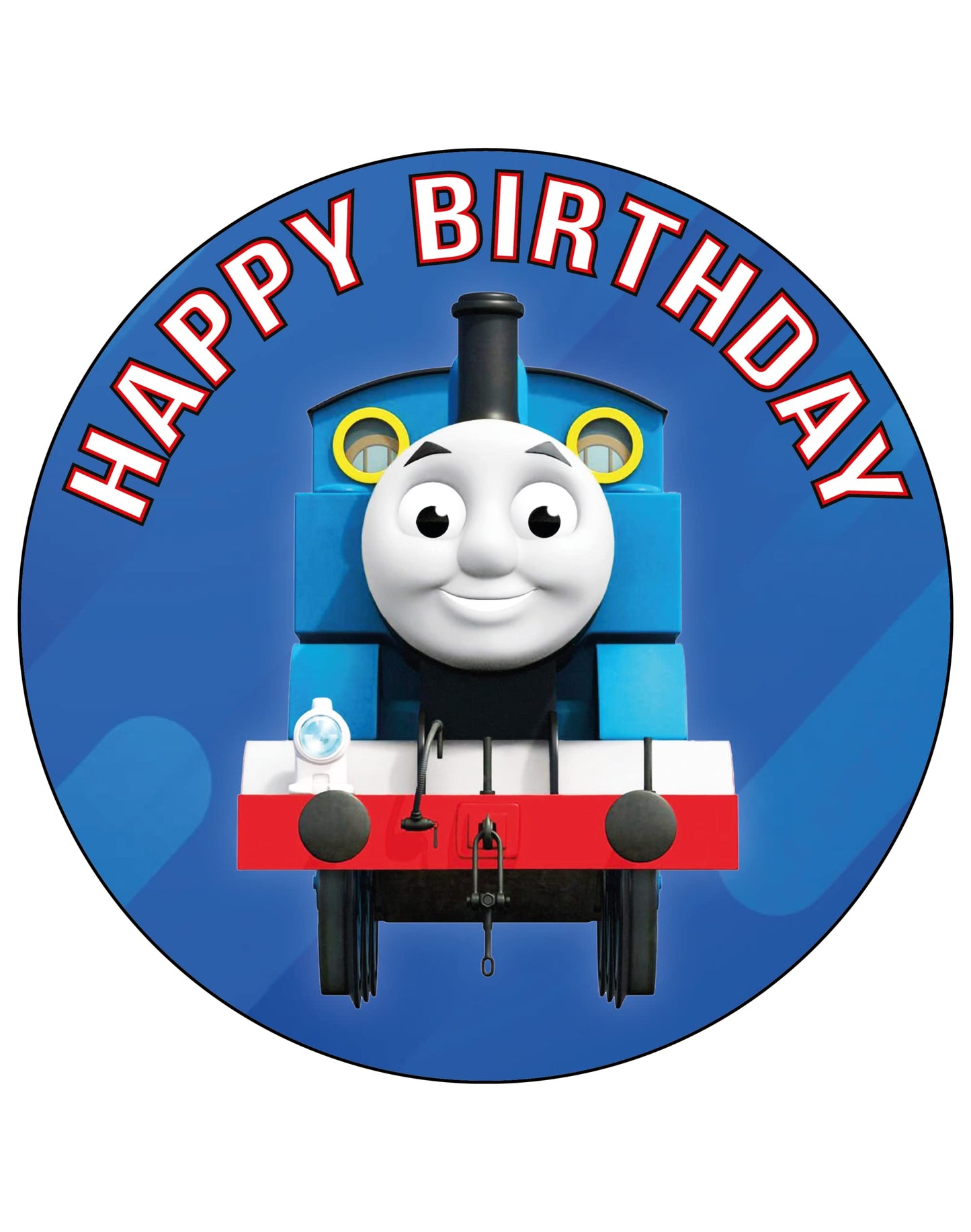 7.5 Inch Edible Cake Toppers Thomas The Train