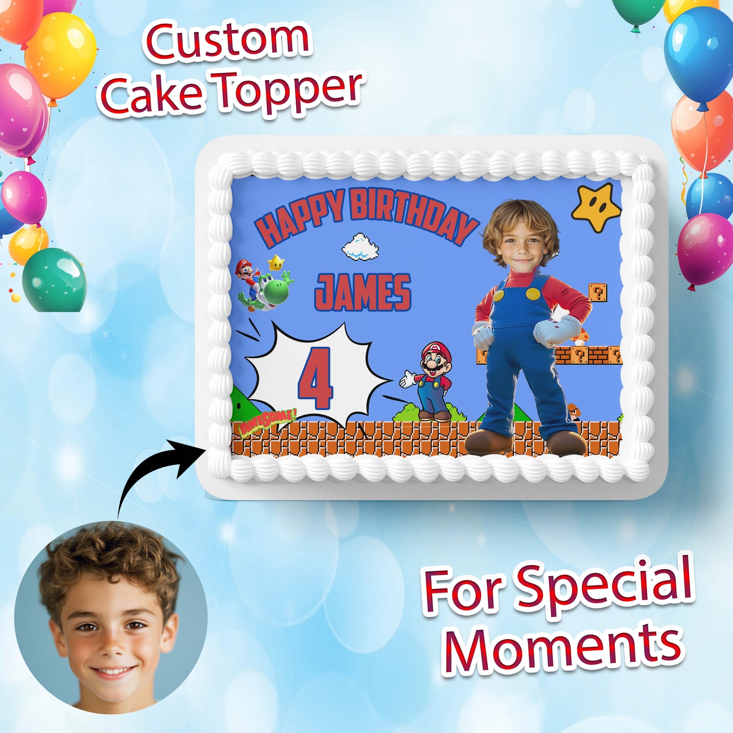 Personalized Cake Topper