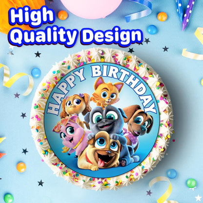 7.5 Inch Edible Cake Toppers puppy dog pals