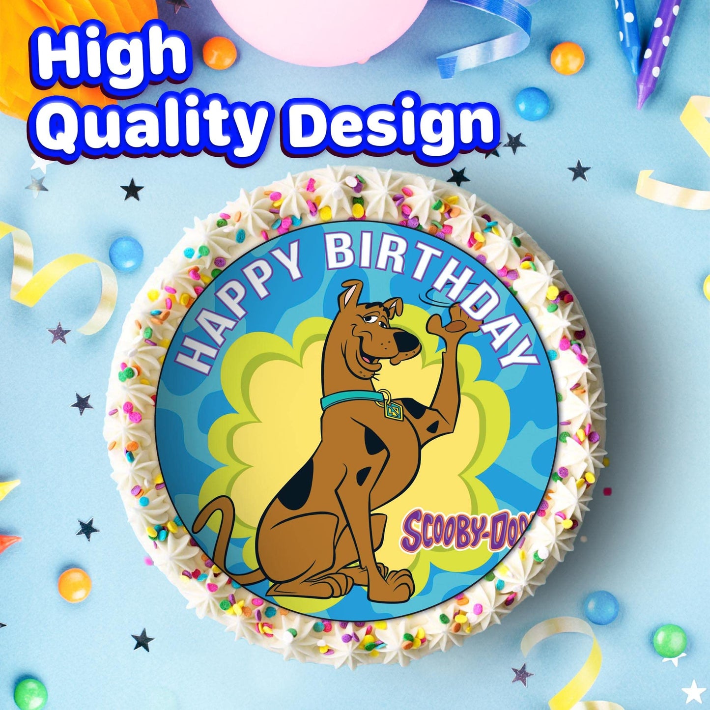 7.5 Inch Edible Cake Toppers Scooby Doo