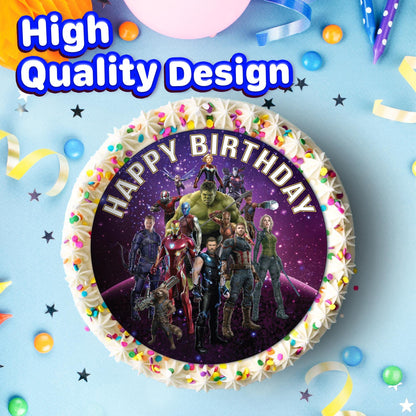 7.5 Inch Edible Cake Toppers Avengers