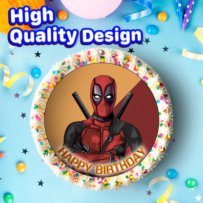 7.5 Inch Edible Cake Toppers Deadpool