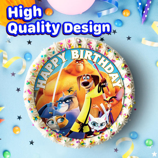 7.5 Inch Edible Cake Toppers Paws of Fury