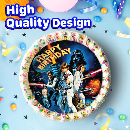 7.5 Inch Edible Cake Toppers – Galactic Space and Friends