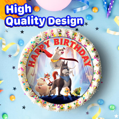 7.5 Inch Edible Cake Toppers DC League of Super Pets