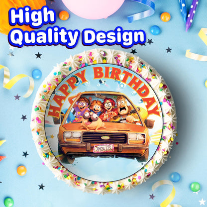 7.5 Inch Edible Cake Toppers Mitchells The Machines