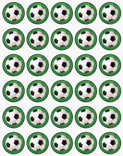 7.5 Inch Edible Cake Toppers Sport Soccer