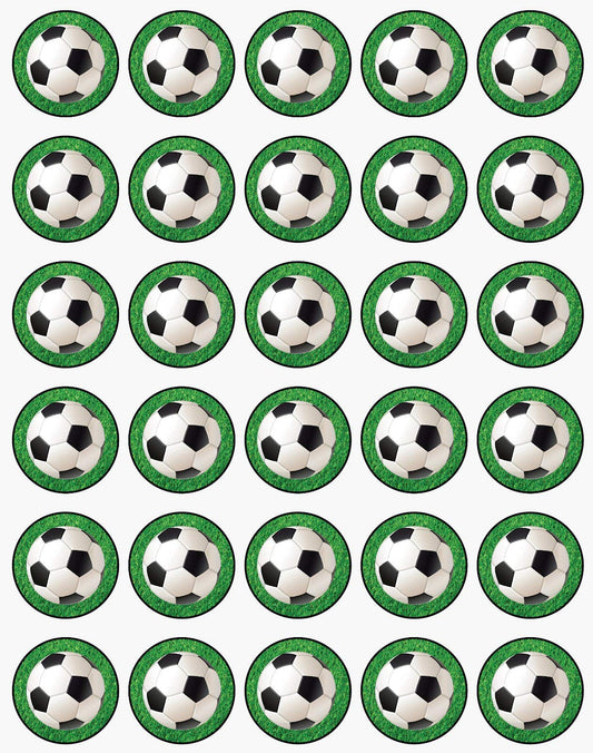 7.5 Inch Edible Cake Toppers Sport Soccer