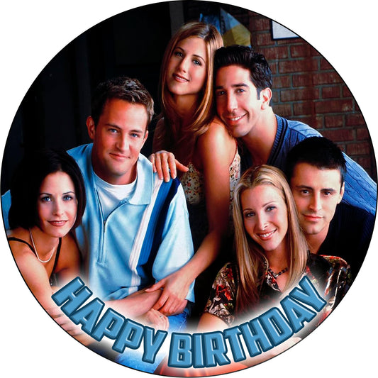 7.5 Inch Edible Cake Toppers Friends