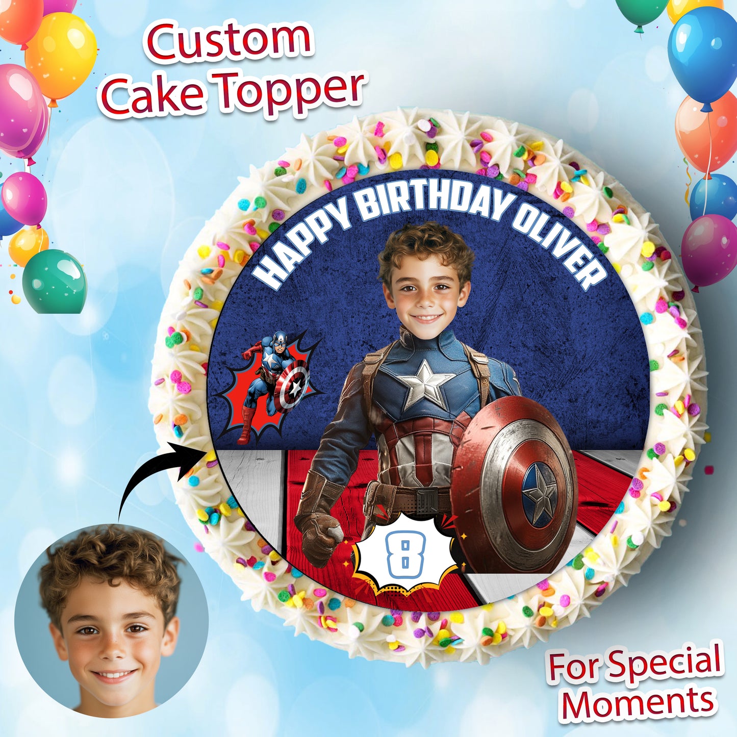 Personalized Cake Topper