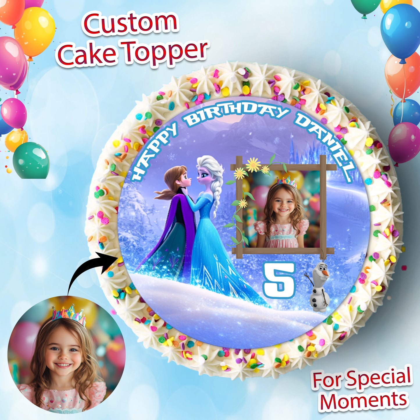 Personalized Cake Topper