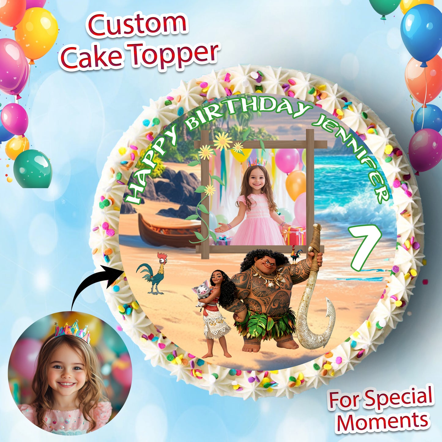 Personalized Cake Topper