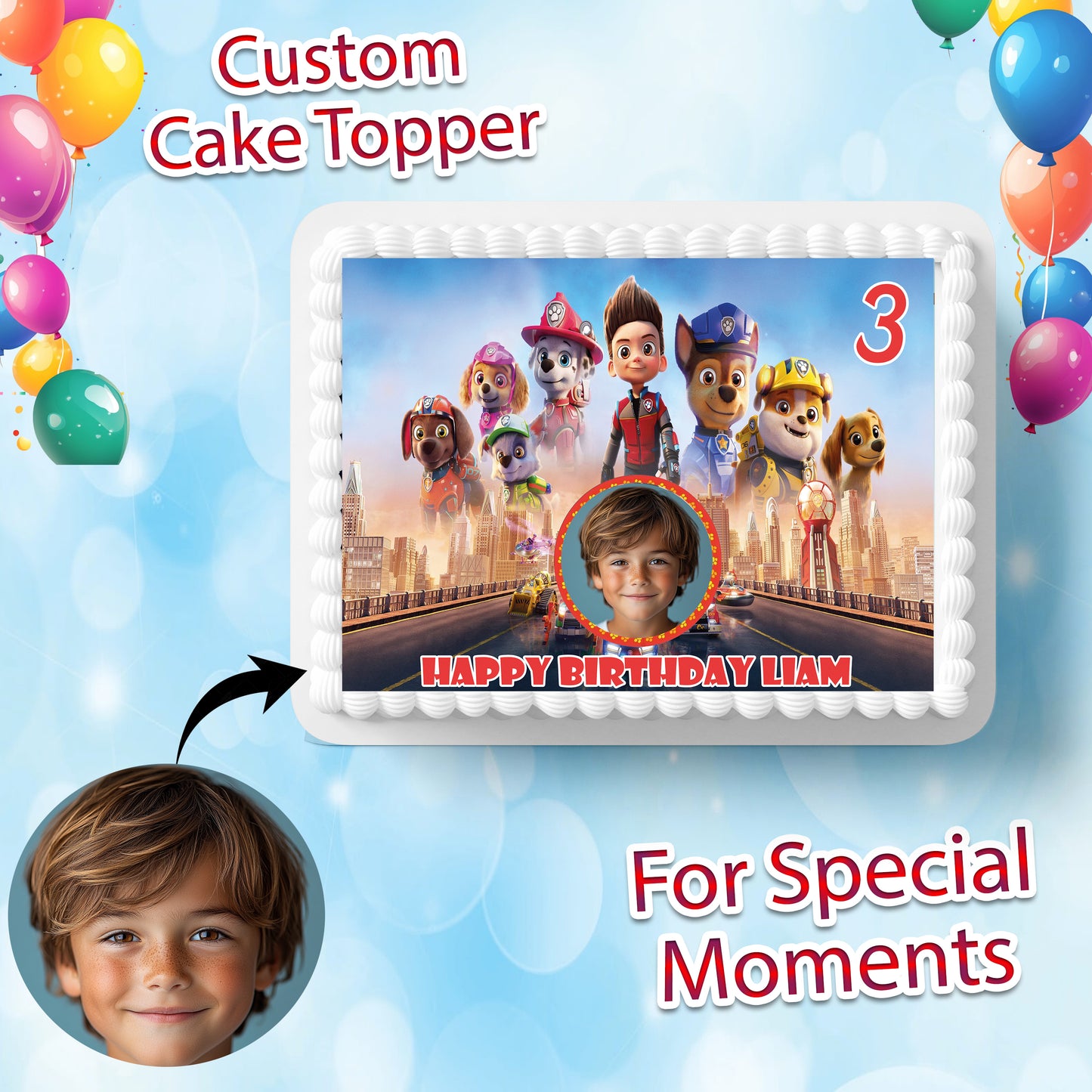 Personalized Cake Topper