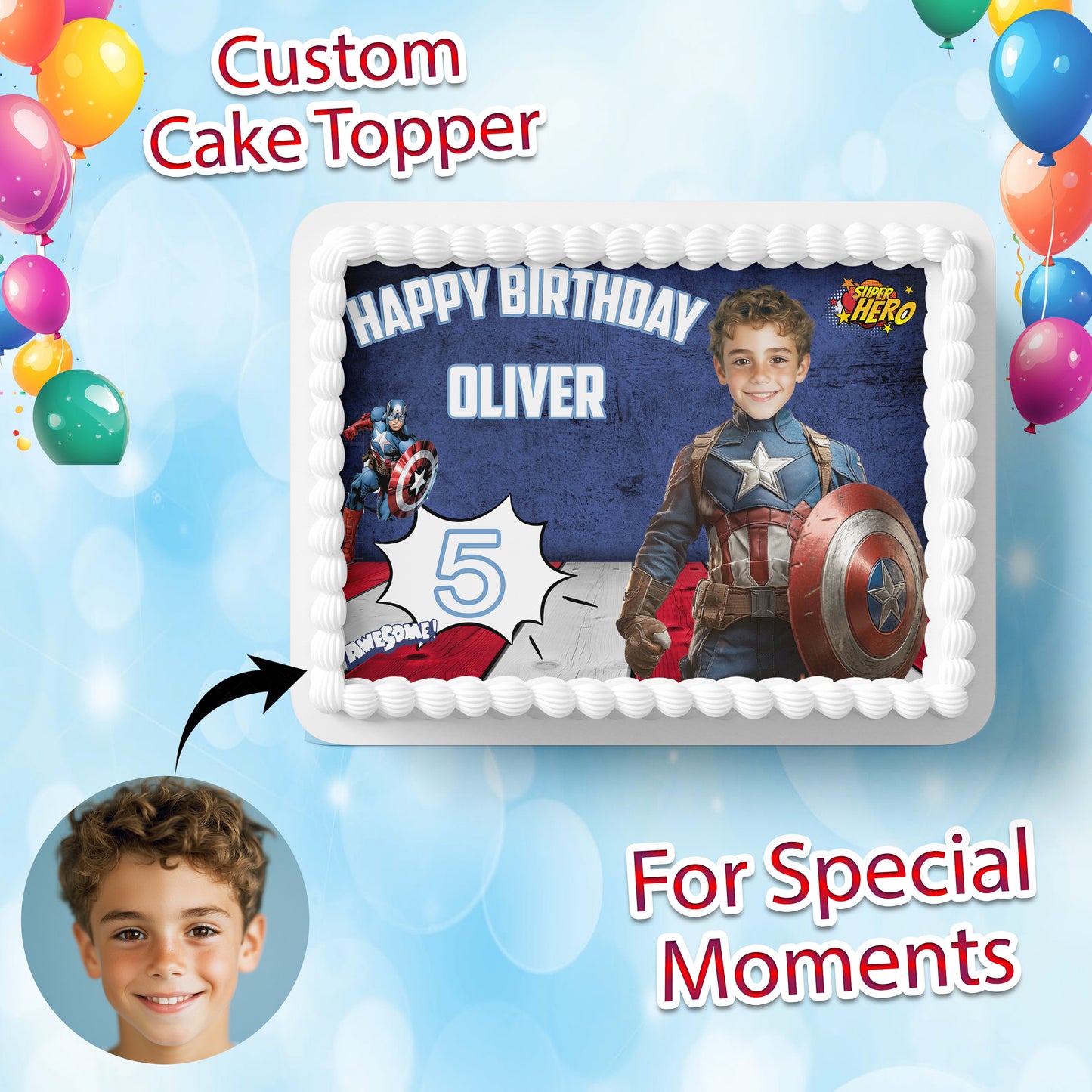 Personalized Cake Topper