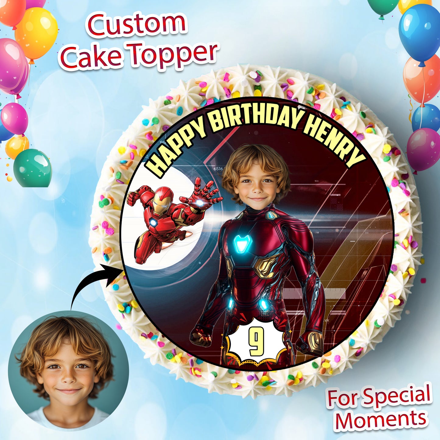 Personalized Cake Topper