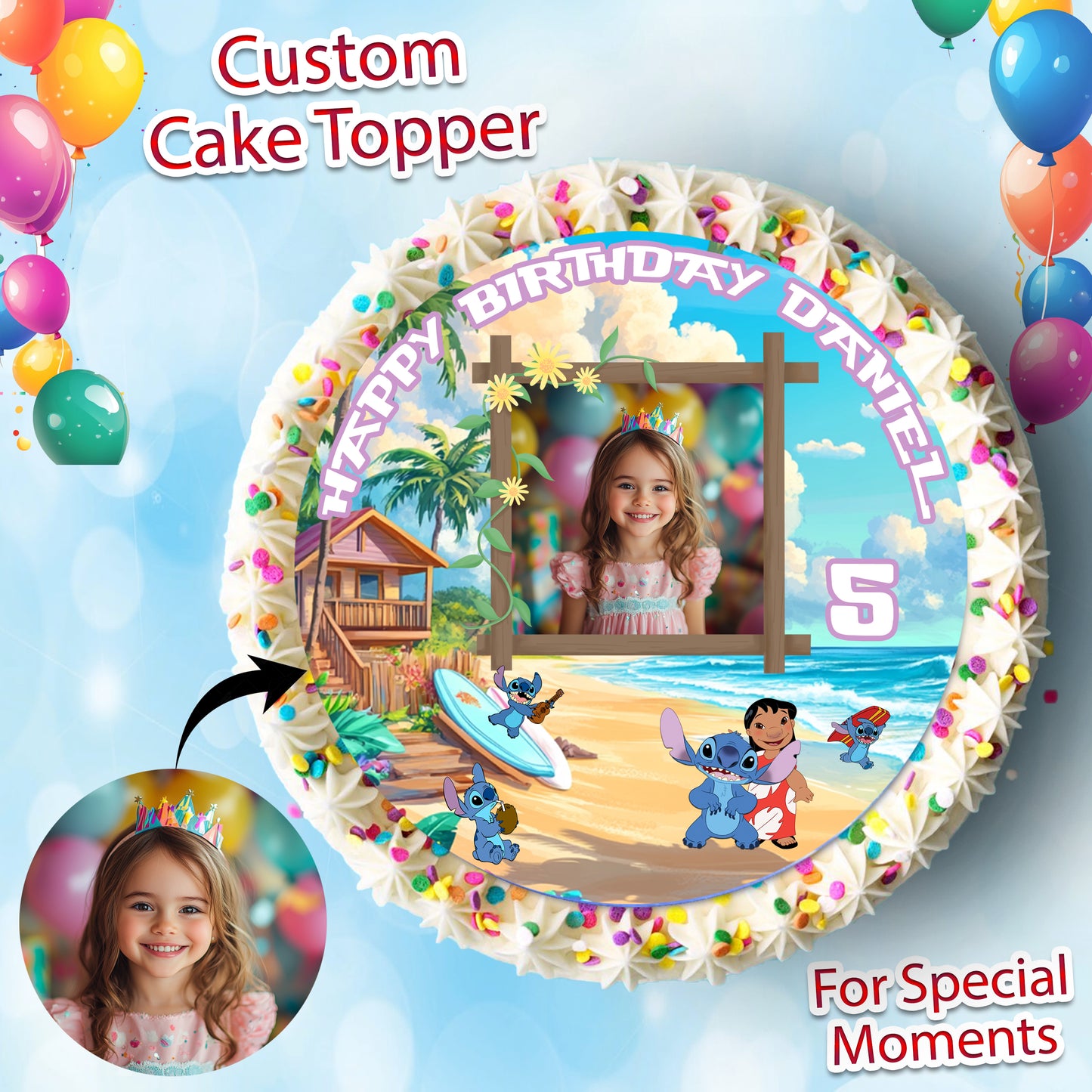 Personalized Cake Topper