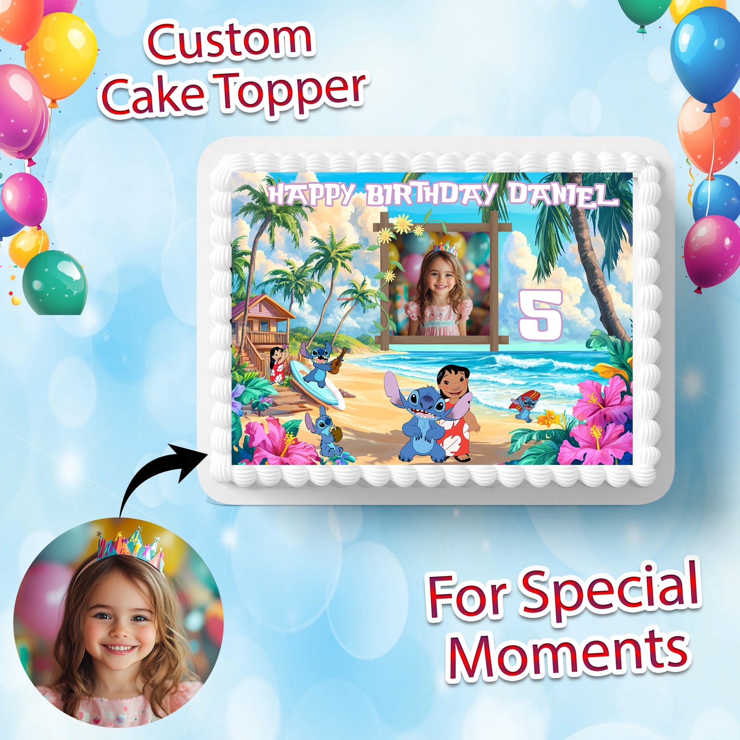 Personalized Cake Topper