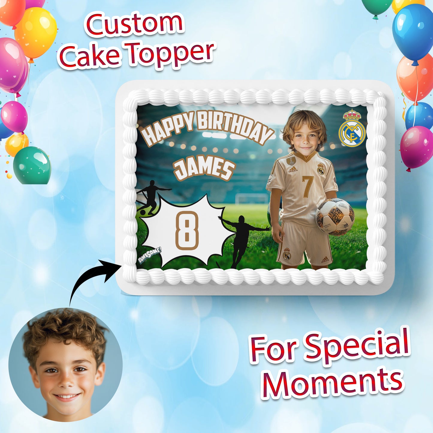 Personalized Cake Topper