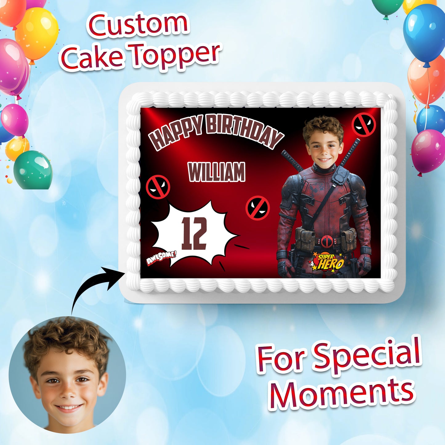 Personalized Cake Topper