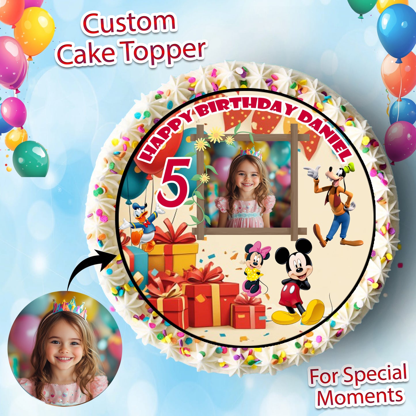 Personalized Cake Topper